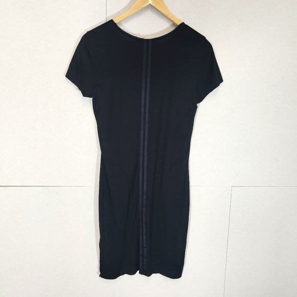 Alice and Olivia Black Base Layer T-Shirt Dress Size M Medium UK 8 10 Minimalist - Picture 4 of 9